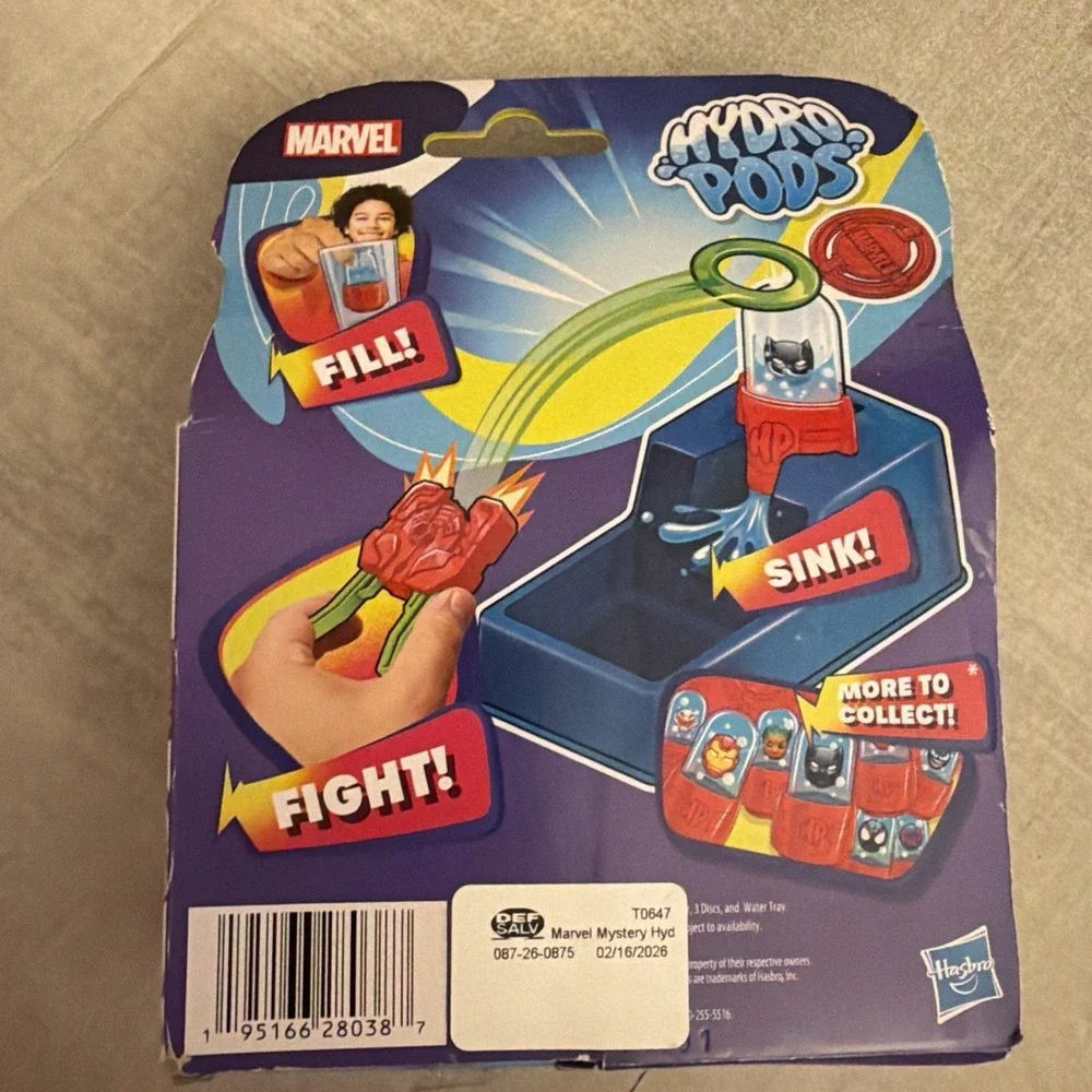 Marvel Hydro Pods Starter Pack Water Action Figure Toy NEW!